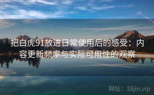 把白虎91放进日常使用后的感受：内容更新频率与实际可用性的观察