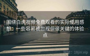 围绕白虎视频免费观看的实际使用感想：一些容易被忽视但很关键的体验点