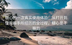 糖心的一次真实使用体验：从打开到使用顺手所经历的全过程，糖心是干嘛的