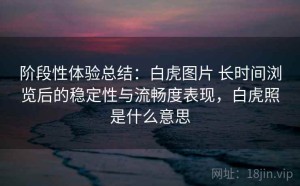 阶段性体验总结：白虎图片 长时间浏览后的稳定性与流畅度表现，白虎照是什么意思