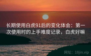 长期使用白虎91后的变化体会：第一次使用时的上手难度记录，白虎好嘛
