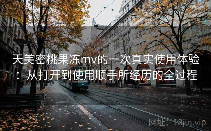 天美密桃果冻mv的一次真实使用体验：从打开到使用顺手所经历的全过程