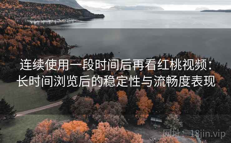 连续使用一段时间后再看红桃视频：长时间浏览后的稳定性与流畅度表现