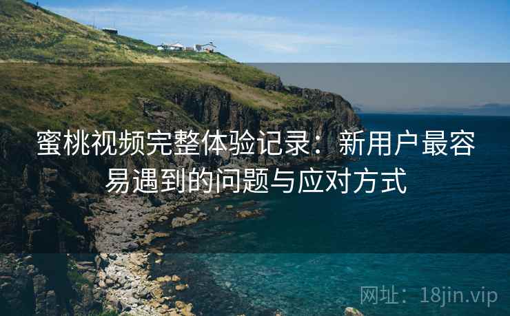 蜜桃视频完整体验记录：新用户最容易遇到的问题与应对方式