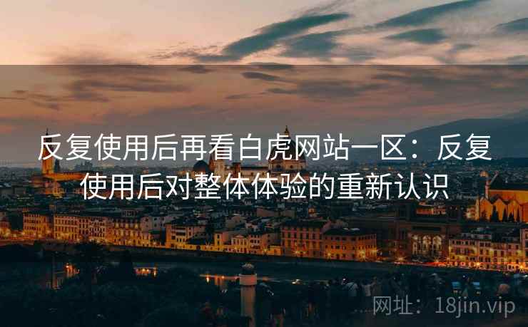 反复使用后再看白虎网站一区：反复使用后对整体体验的重新认识